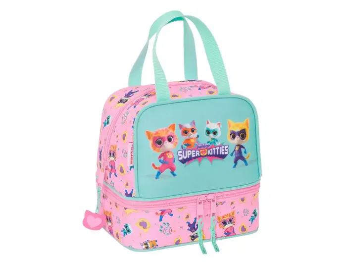 Safta Portameriendas Superkitties 20x20x15 cm Safta Portameriendas Superkitties 20x20x15 cm