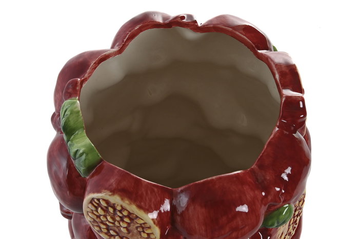 DKD Home Decor Jarrón Granate Verde 21 x 30 x 21 cm Gres