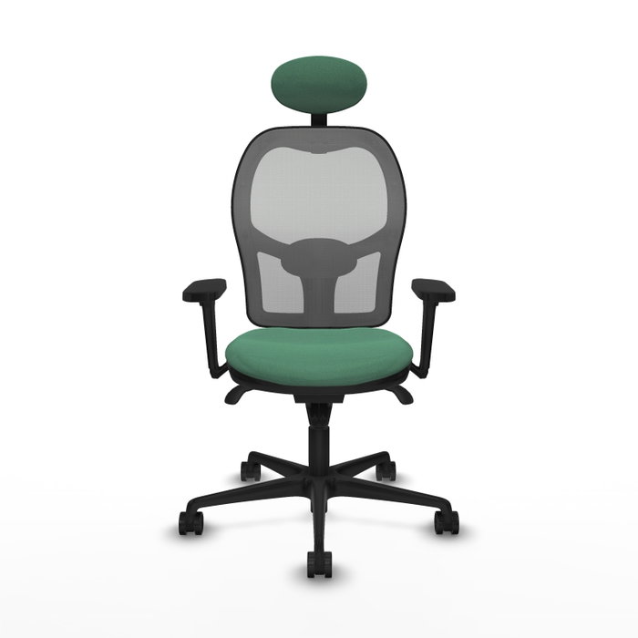 PIQUERAS Y CRESPO Silla de oficina Jorquera Verde Esmeralda y Gris PIQUERAS Y CRESPO Silla de oficina Jorquera Verde Esmeralda y Gris
