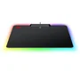 Redragon Epeius RGB P009 Alfombrilla de Ratón Gaming Rígida, RGB 16.8M Colores, Antideslizante, Superficie Speed, Negro Translúcido, 350x250mm