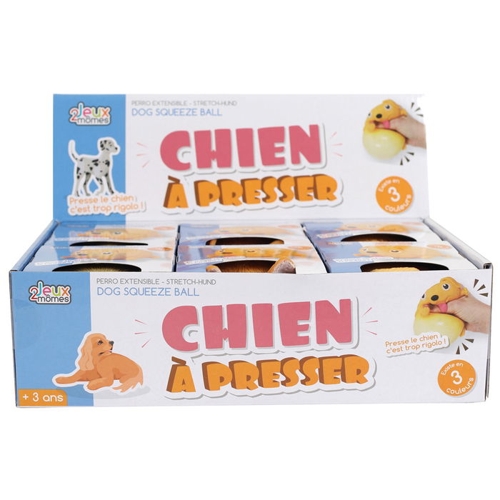 Jeux 2 momes Perro Deformable Seche Pleure Bulldog Golden Retriever Shiva Juguete Antiestres