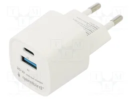 Gembird mini PD USB QC3.0 Type-C 20W blanco
