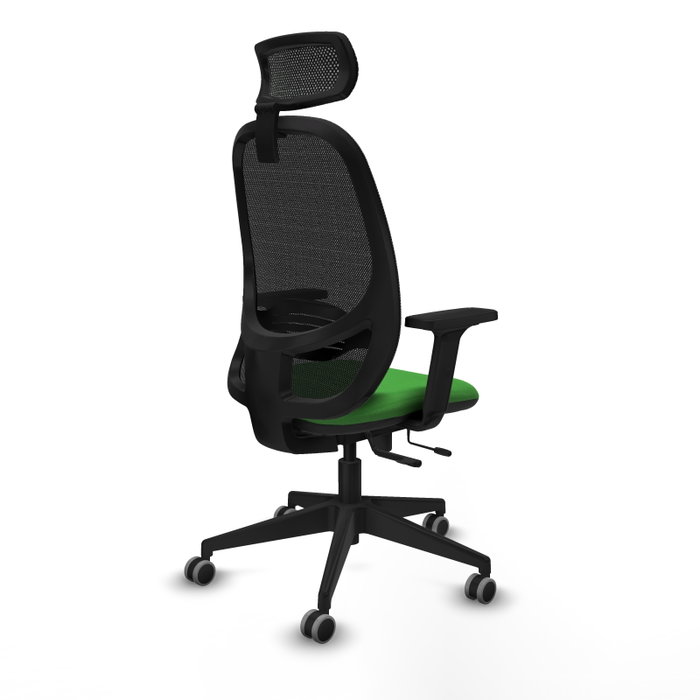 PIQUERAS Y CRESPO Silla de oficina Cilanco Verde/Negro con mecanismo Sincro/Traslack PIQUERAS Y CRESPO Silla de oficina Cilanco Verde/Negro con mecanismo Sincro/Traslack