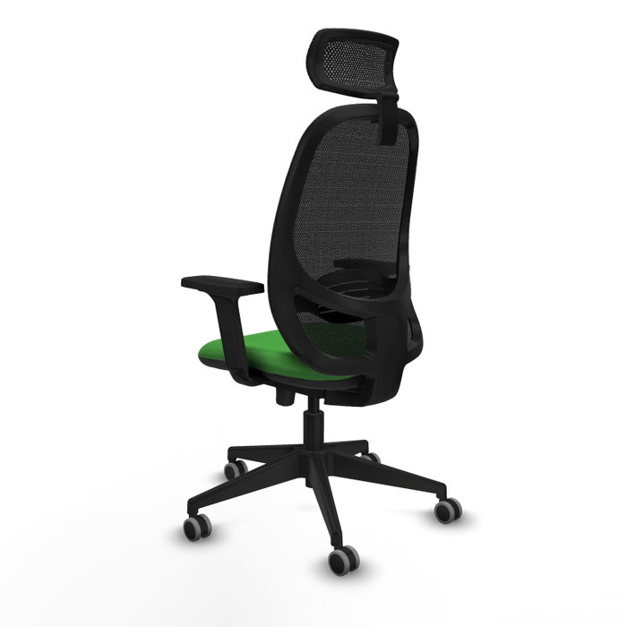PIQUERAS Y CRESPO Silla de oficina Cilanco Verde/Negro con mecanismo Sincro/Traslack PIQUERAS Y CRESPO Silla de oficina Cilanco Verde/Negro con mecanismo Sincro/Traslack