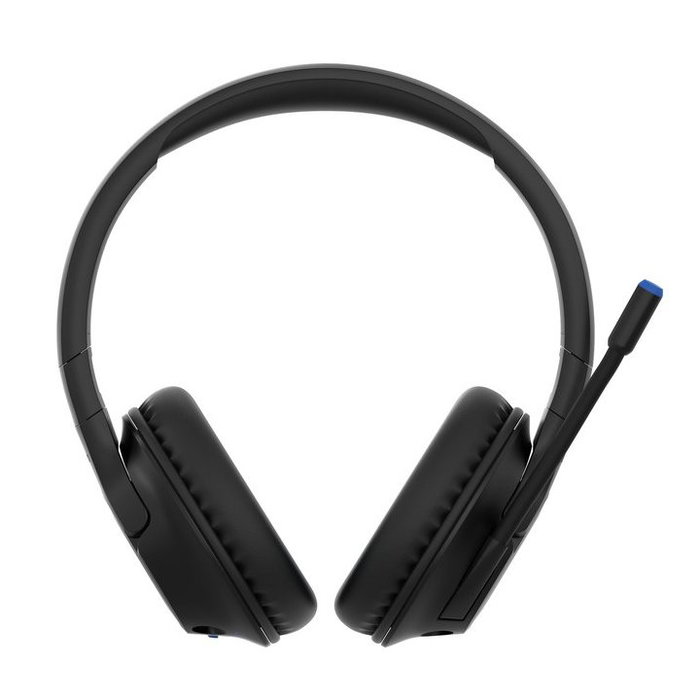 Belkin Auriculares SOUNDFORM Inspire AUD006btBLK Inalámbricos para Niños Bluetooth 5.2 Plegables Micrófono, Volumen Limitado 85dB 35h Batería Negro