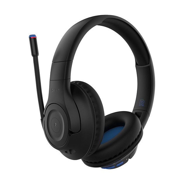 Belkin SOUNDFORM Inspire AUD006btBLK Auriculares Inalámbricos para Niños, Negro