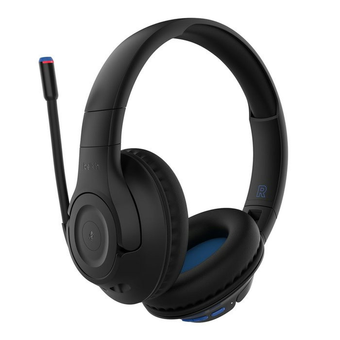 Belkin SOUNDFORM Inspire AUD006btBLK Auriculares Inalámbricos para Niños, Negro