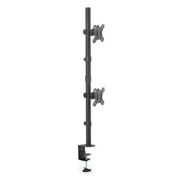 Digitus Dual Vertikal Monitorhalterung, Soporte Vertical Doble para Monitores hasta 2x 32" (81 cm) y 2x 8 kg