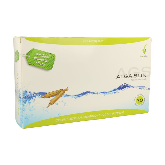 Nova Diet Alga Slin 20 ampollas Complemento para control de peso y celulitis Nova Diet Alga Slin 20 ampollas Complemento para control de peso y celulitis