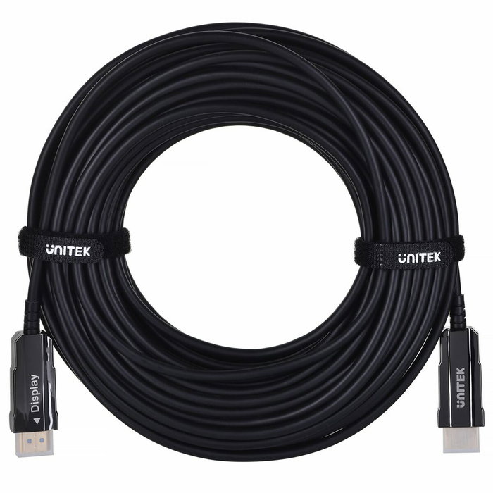 Unitek Cable óptico HDMI 2.0 AOC 4K 60Hz 20m negro