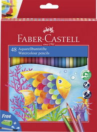 Lapices Acuarelables Faber-Castell Estuche De 48