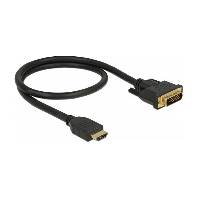 DeLOCK 85651 Cable Adaptador de Video HDMI a DVI 0,5 m DeLOCK 85651 Cable Adaptador de Video HDMI a DVI 0,5 m