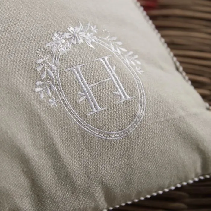 Today TOD1700240997869 Cojín Chambray x Petite broderie Berenice 40 x 40 cm