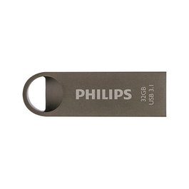 Philips FM32FD165B USB 3.2 Gen 1 (3.1 Gen 1) Memoria Stick 32 GB Gris Espacial Sin Tapa