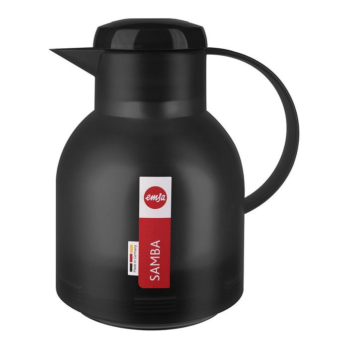 Emsa SAMBA Isolierkanne, 1 Litro, negro, QUICK PRESS