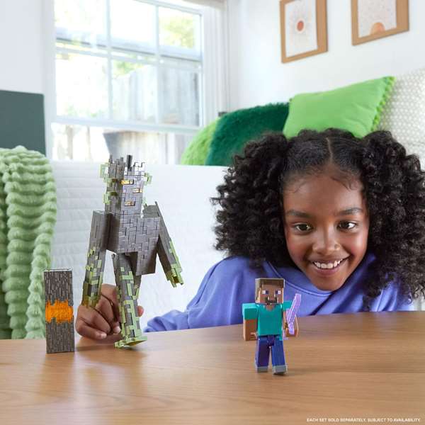 Mattel Figura Crepitante Minecraft JKR45 20.3cm Minecraft
