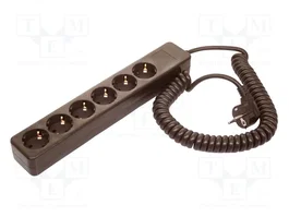 AS SCHWABE Prolongador de Alimentación H05VV-F 3G1,5mm2 2,4m Negro