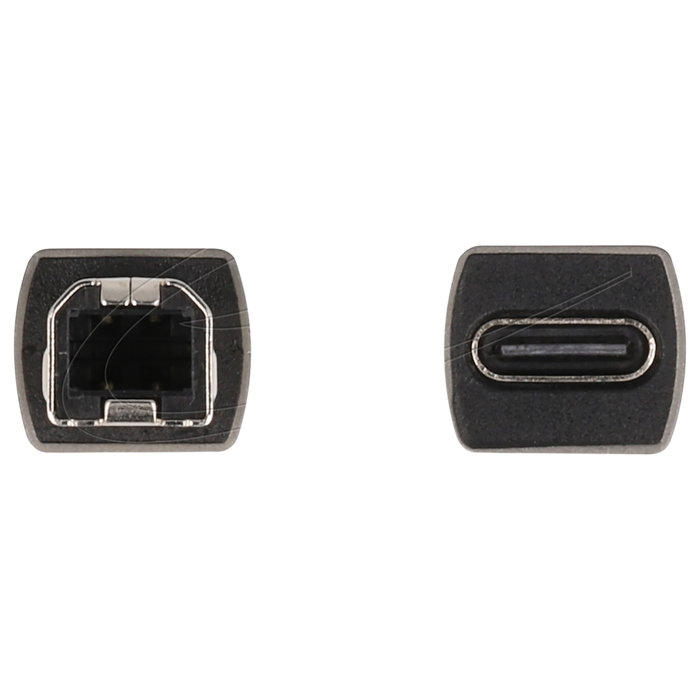 DeLOCK Adaptador USB 2.0 USB Type-C hembra a USB Tipo-B macho, Antracita