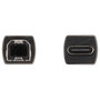 DeLOCK Adaptador USB 2.0 USB Type-C hembra a USB Tipo-B macho, Antracita