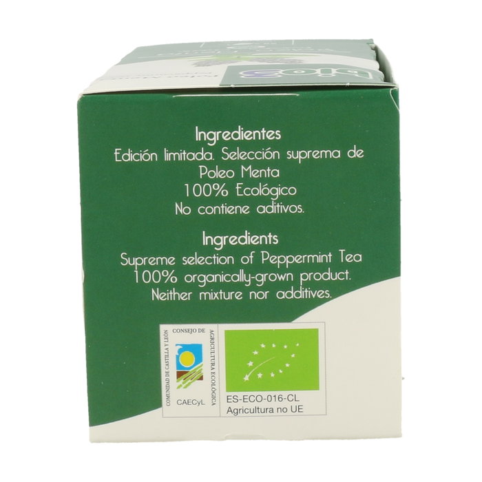 Bio3 Poleo Menta 25 bolsitas infusoras de infusión ecológica