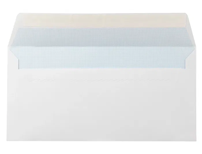 Liderpapel Sobre Comercial N.9 Blanco 120x176mm Tira de Silicona Caja de 500 Unidades