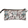 Disney Minnie Mouse Estuche Portatodo Triple Drawing Gris 10x23.5x5 cm