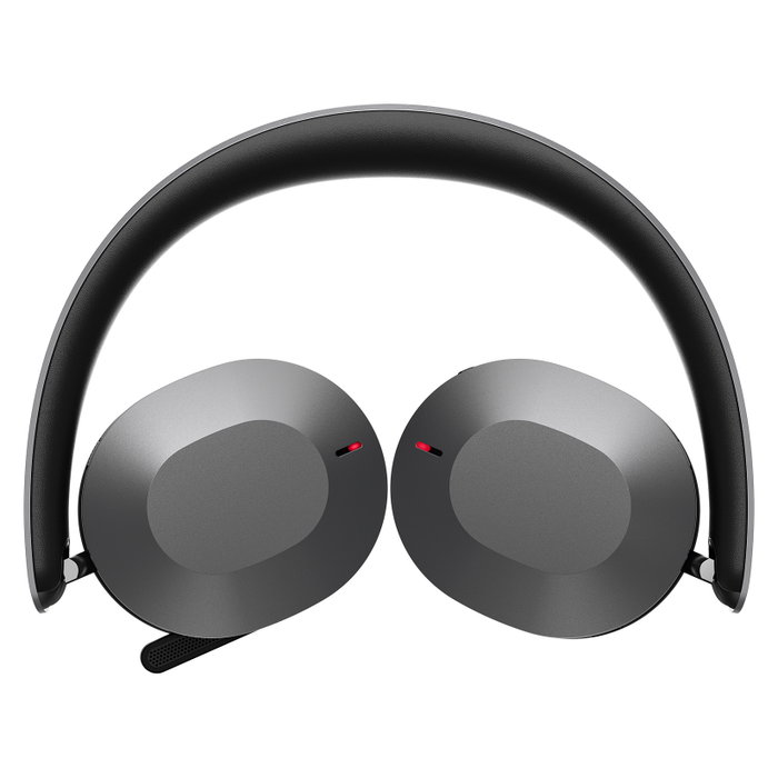 Lenovo 8550 Aura Edition Auriculares Inalámbricos con ANC Plegables USB-C para Teams Gris