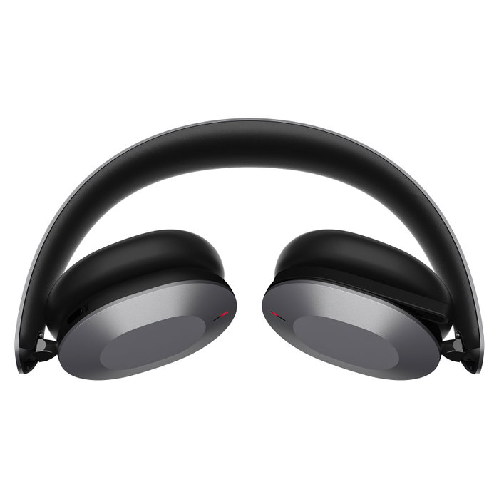 Lenovo 8550 Aura Edition Auriculares Inalámbricos con ANC Plegables USB-C para Teams Gris