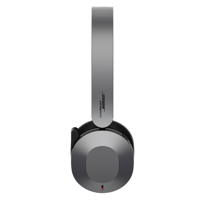 Lenovo 8550 Aura Edition Auriculares Inalámbricos con ANC Plegables USB-C para Teams Gris