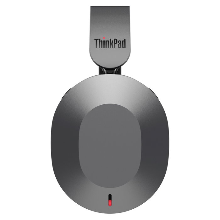 Lenovo 8550 Aura Edition Auriculares Inalámbricos con ANC Plegables USB-C para Teams Gris