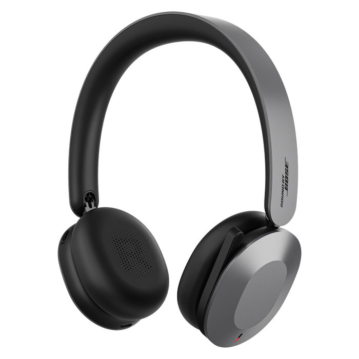 Lenovo 8550 Aura Edition Auriculares Inalámbricos con ANC Plegables USB-C para Teams Gris