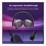 Lenovo 8550 Aura Edition Auriculares Inalámbricos con ANC Plegables USB-C para Teams Gris