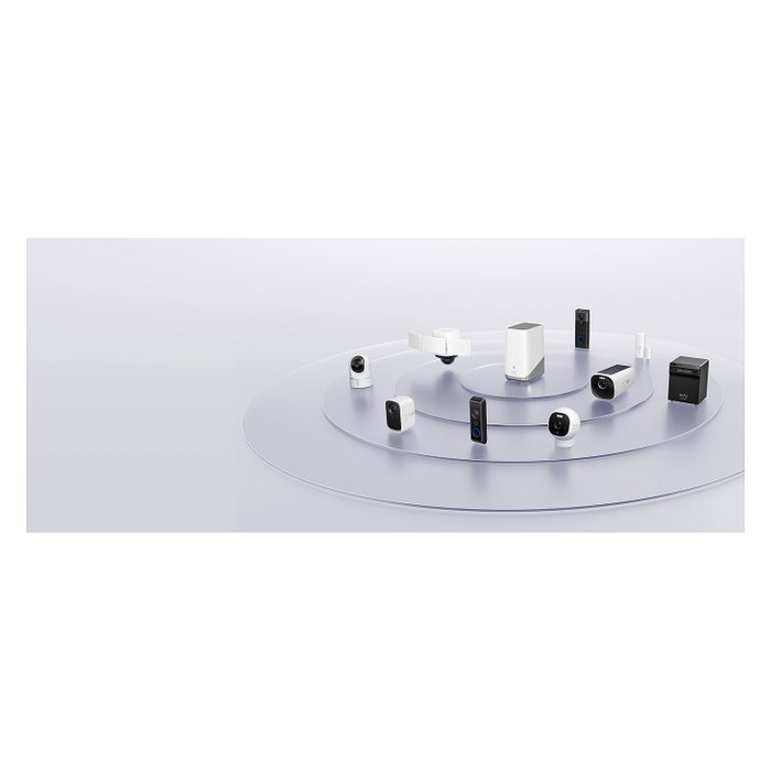 EUFY eufyCam 3 Kit de 2 Cámaras de Seguridad Exterior 4K con Panel Solar Integrado, Reconocimiento Facial, Almacenamiento Local 1TB SSD, Sin Cuotas Mensuales