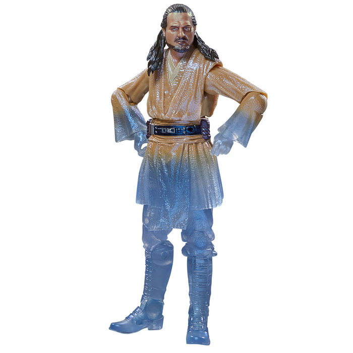 Hasbro Figura Qui-Gon Jinn Obi-Wan Kenobi Star Wars The Black Series 15cm Articulada con Accesorios