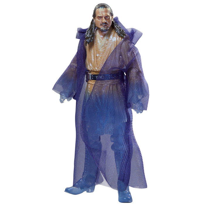 Hasbro Figura Qui-Gon Jinn Obi-Wan Kenobi Star Wars The Black Series 15cm Articulada con Accesorios