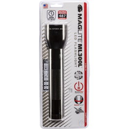 Maglite ML300L Linterna de mano LED 2 D-Cell Negra