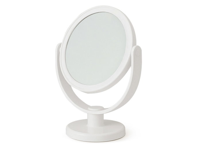 Berilo Espejo de Pie Doble Cara Blanco 13 x 17.5 x 8 cm (Set de 12)