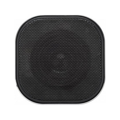MANHATTAN 164993 Sound Science Metallic LED Bluetooth Altavoz, Bluetooth 5.0, Micrófono, FM Radio, Ranura MicroSD, Negro