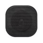 MANHATTAN 164993 Sound Science Metallic LED Bluetooth Altavoz, Bluetooth 5.0, Micrófono, FM Radio, Ranura MicroSD, Negro