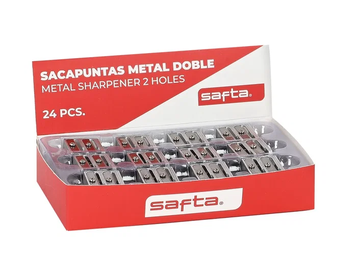 Safta Sacapuntas Metálico para Lápices, 160 x 100 x 30 mm Safta Sacapuntas Metálico para Lápices, 160 x 100 x 30 mm