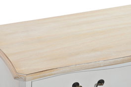 DKD Home Decor Cómoda de Madera Versalles3 Blanco y Natural