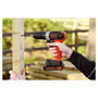 Black & Decker BCD001C1 Taladro Atornillador Percutor a Batería 18V 1.5Ah Ión-Litio, Sin Llave, 37Nm, 2 Velocidades, Luz LED, Negro/Rojo