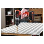 Black & Decker BCD001C1 Taladro Atornillador Percutor a Batería 18V 1.5Ah Ión-Litio, Sin Llave, 37Nm, 2 Velocidades, Luz LED, Negro/Rojo