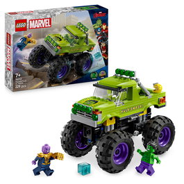 LEGO Marvel 76312 Camión de Hulk vs. Thanos - Juego de Construcción con 2 Minifiguras (Hulk y Thanos)