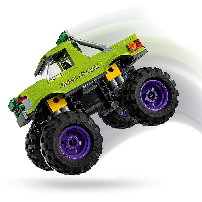 LEGO Marvel 76312 Camión de Hulk vs. Thanos - Juego de Construcción con 2 Minifiguras (Hulk y Thanos)