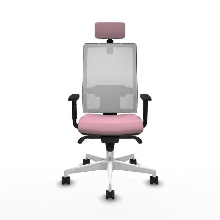 PIQUERAS Y CRESPO Silla de oficina Horna Rosa y Blanco PIQUERAS Y CRESPO Silla de oficina Horna Rosa y Blanco