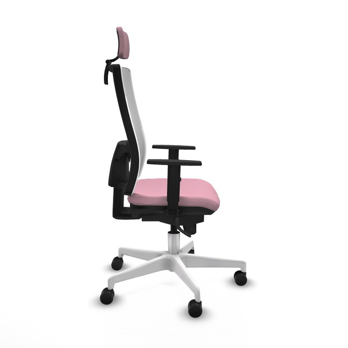 PIQUERAS Y CRESPO Silla de oficina Horna Rosa y Blanco PIQUERAS Y CRESPO Silla de oficina Horna Rosa y Blanco