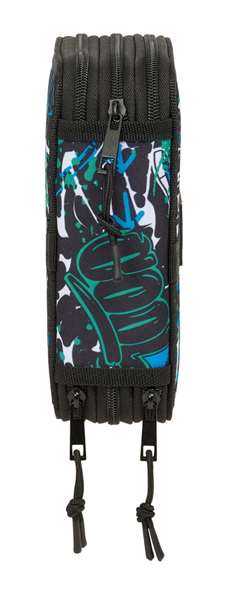 Safta Plumier Triple Graffiti Go con 37 Piezas