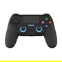 DragonShock Mizar+ Wireless Gamepad - Negro - Compatible con PS4, PC y Android - Bluetooth 5.0, USB Tipo-C, Retroiluminación LED Azul, Batería Recargable