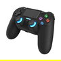DragonShock Mizar+ Wireless Gamepad - Negro - Compatible con PS4, PC y Android - Bluetooth 5.0, USB Tipo-C, Retroiluminación LED Azul, Batería Recargable